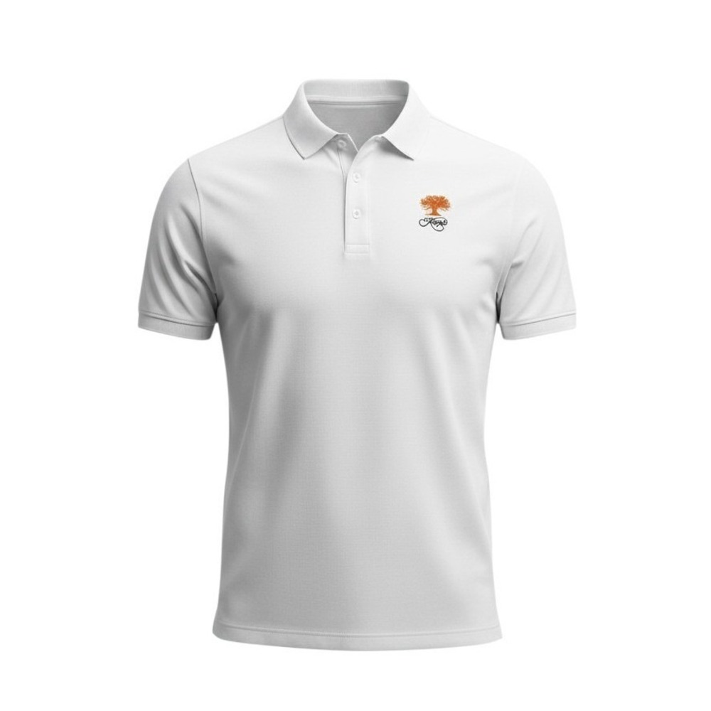TravisMathew Mens White Kiawah Island Golf Polo Shirt Short Sleeve Classic Fit